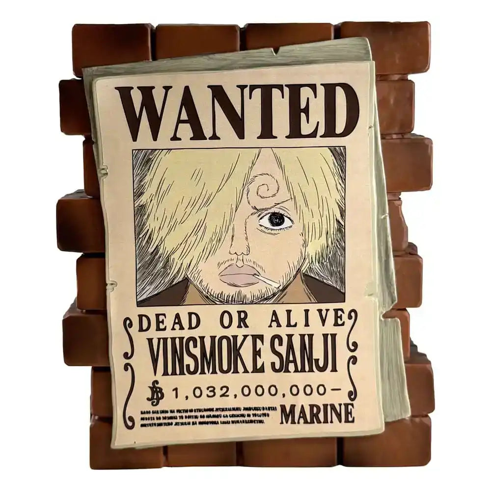 One Piece Spardose Sanji Wanted - Smalltinytoystore