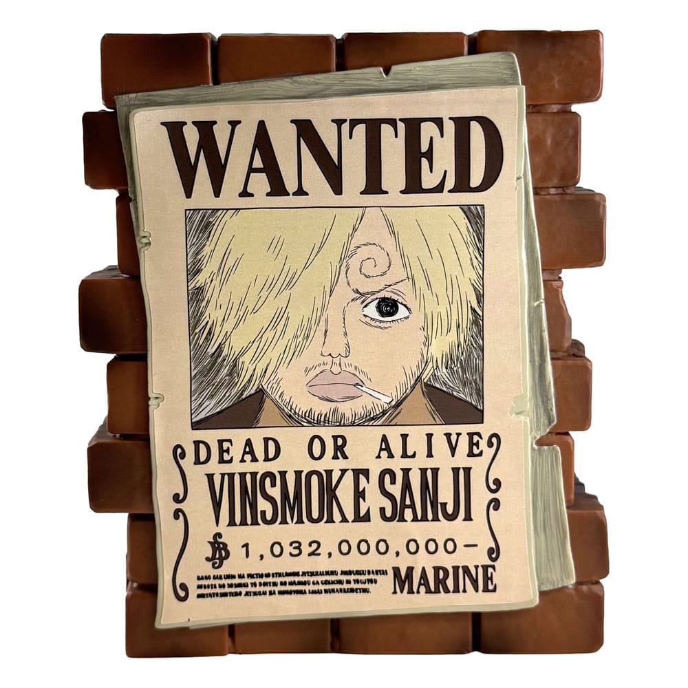 One Piece Spardose Sanji Wanted - Smalltinytoystore