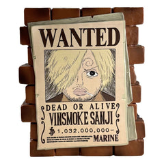 One Piece Spardose Sanji Wanted - Smalltinytoystore