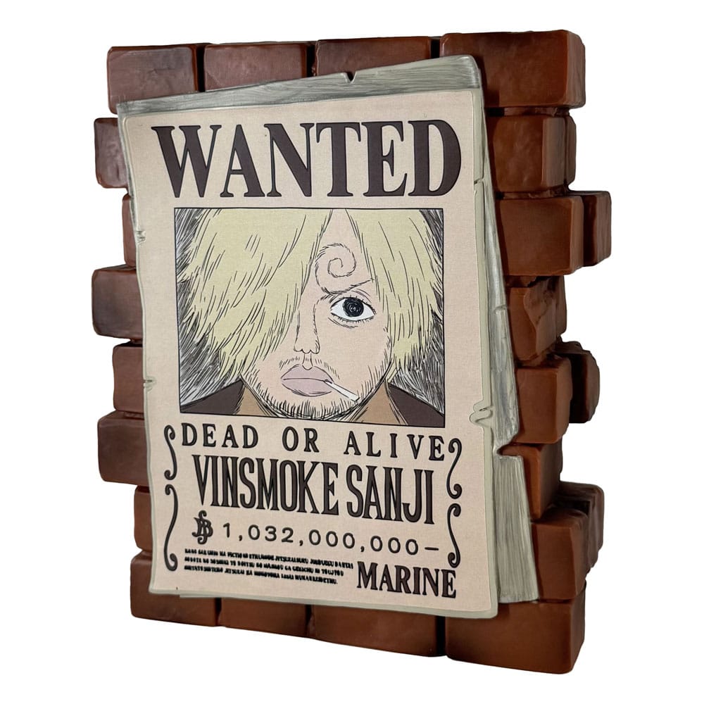 One Piece Spardose Sanji Wanted - Smalltinytoystore