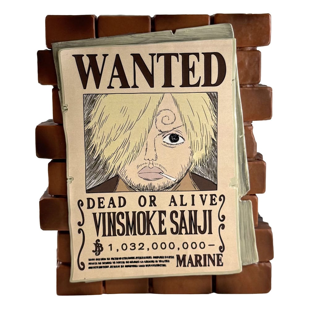 One Piece Spardose Sanji Wanted - Smalltinytoystore