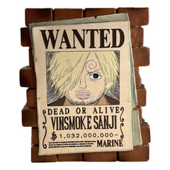One Piece Spardose Sanji Wanted - Smalltinytoystore