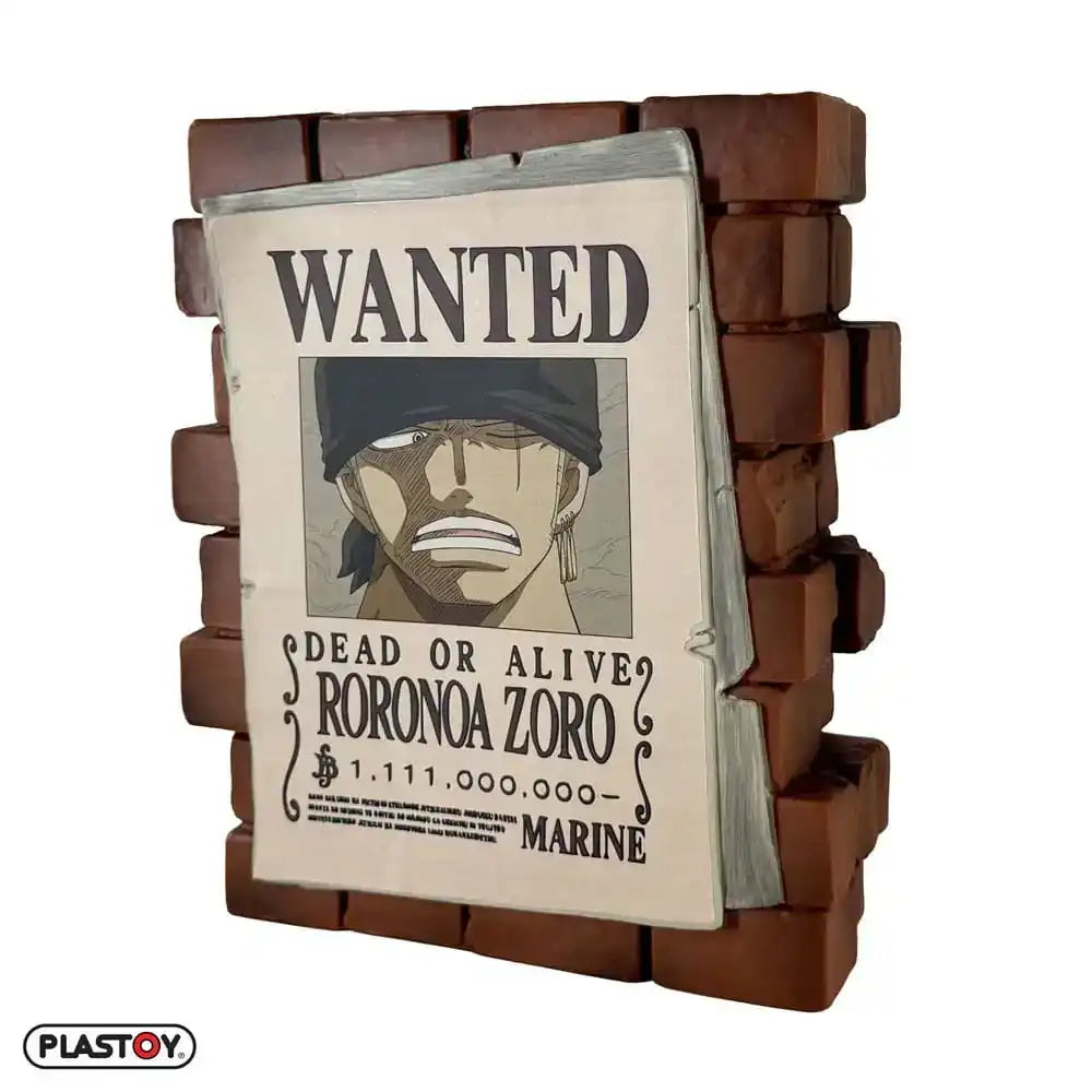 One Piece Spardose Zoro Wanted - Smalltinytoystore