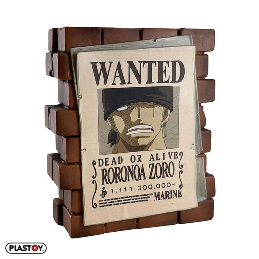 One Piece Spardose Zoro Wanted - Smalltinytoystore
