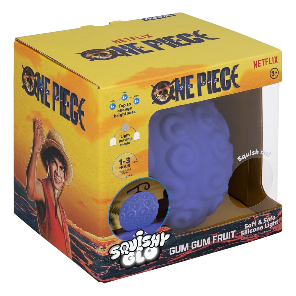 One Piece Squishy Glo Silikon-Leuchte Gum Gum Fruit 15 cm - Smalltinytoystore