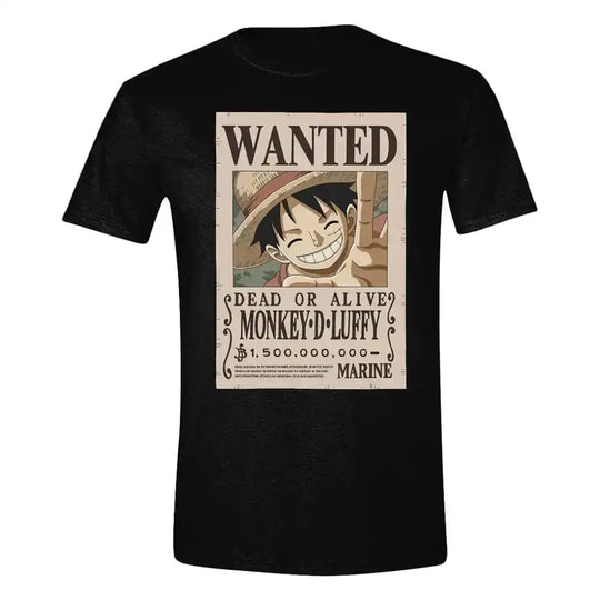 One Piece T-Shirt Ruffy Wanted Größe XL - Smalltinytoystore