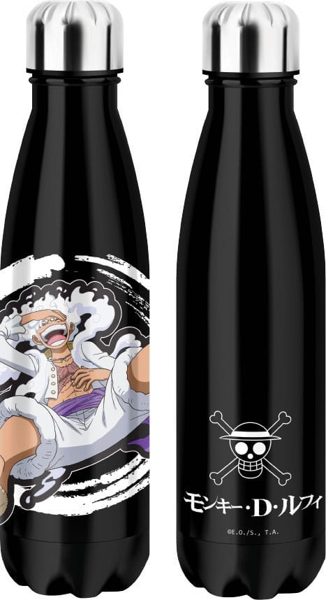 One Piece Thermosflasche Luffy Gear 5 Black - Smalltinytoystore