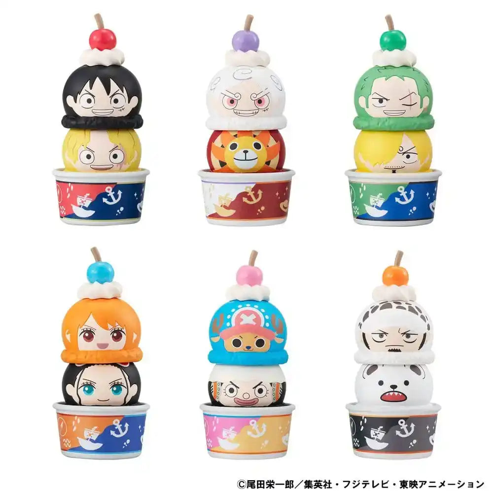 One Piece Tsumichen Stack up & Change Sammelfiguren 8 cm Sortiment (6)