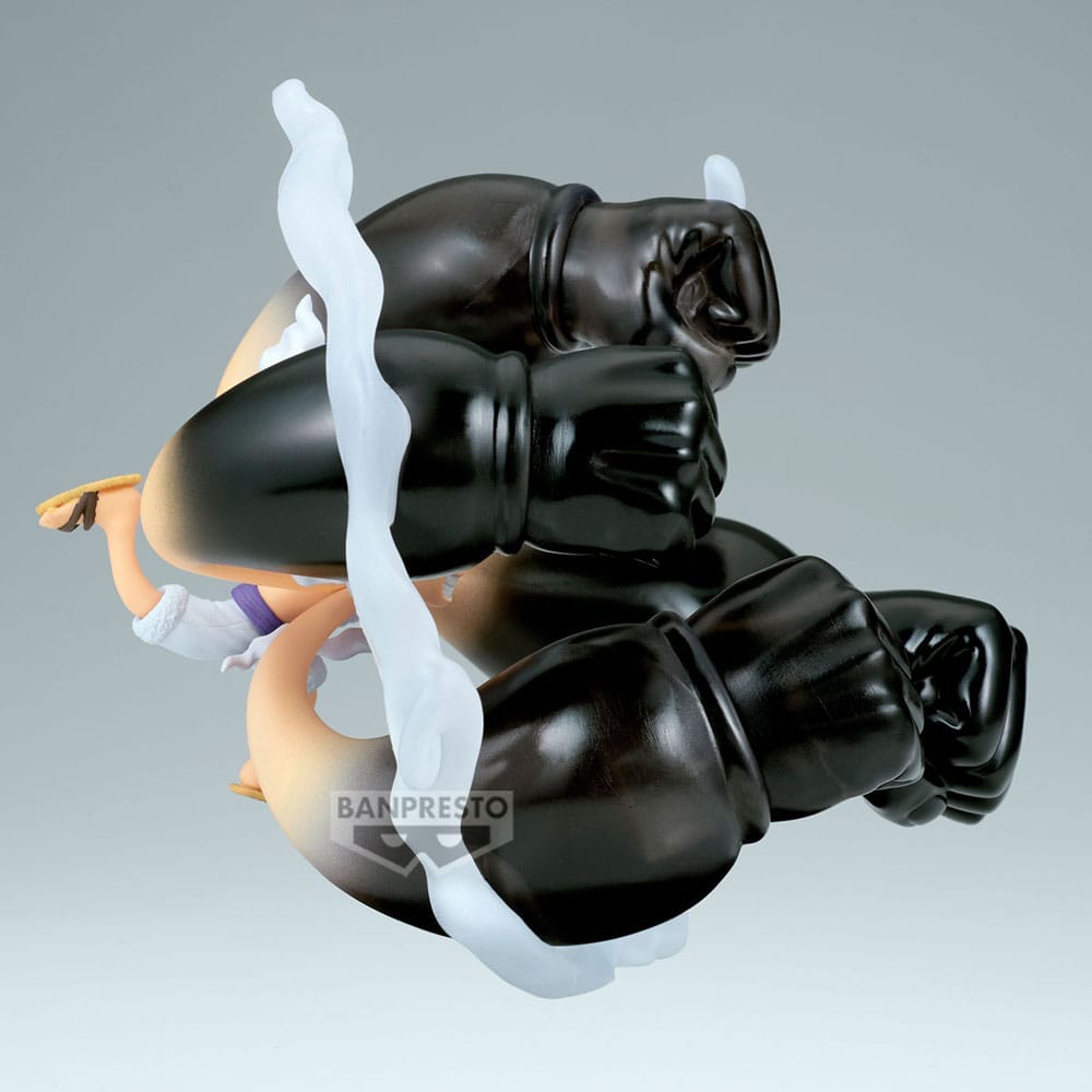 One Piece World Collectable Figure Special PVC Statue Monkey D. Luffy Gear5 Gum Dawn Gatling 12 cm - Smalltinytoystore