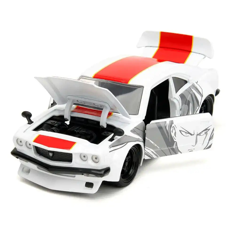 One Punch Man Diecast Modell 1/24 1974 Mazda RX-3 - Smalltinytoystore