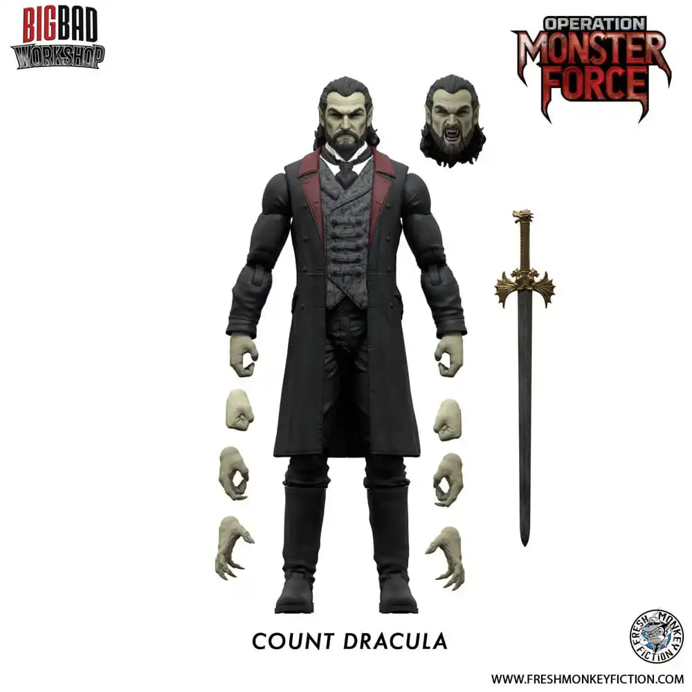 Operation: Monster Force Actionfigur 1/12 Count Dracula 15 cm - Smalltinytoystore