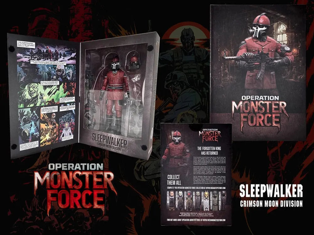 Operation: Monster Force Actionfigur 1/12 Sleepwalker Crimson Moon Division 15 cm - Smalltinytoystore