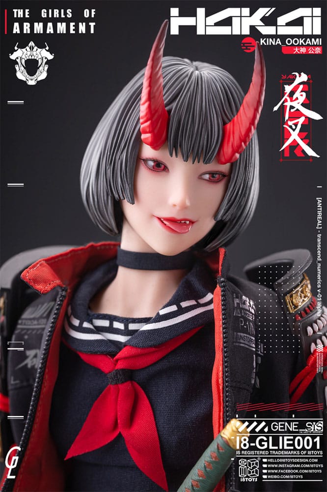Original Character i8Toys x Gharliera Actionfigur 1/6 The Girls of Armament Kina Ookami 28 cm - Smalltinytoystore