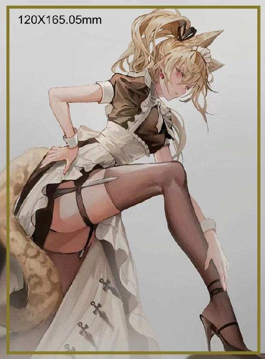 Original Character PVC Statue 1/4 Battle Maid Different Species Leopard Cat Maria 40 cm - Smalltinytoystore