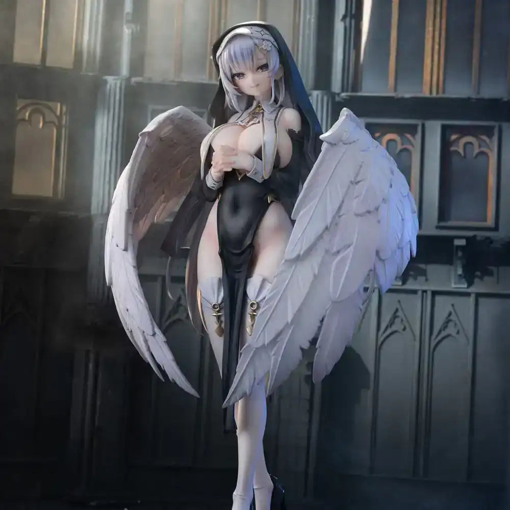 Original Character PVC Statue 1/6 Angel Sister Holy Wing Deluxe Edition 28 cm - Smalltinytoystore
