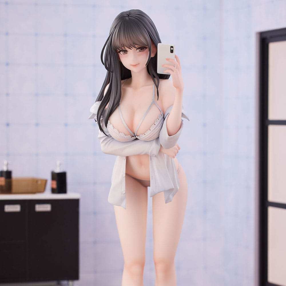 Original Character PVC Statue 1/6 Apocrypha Selfie Girl Illustration by hitomio16 Normal Edition 29 cm - Smalltinytoystore