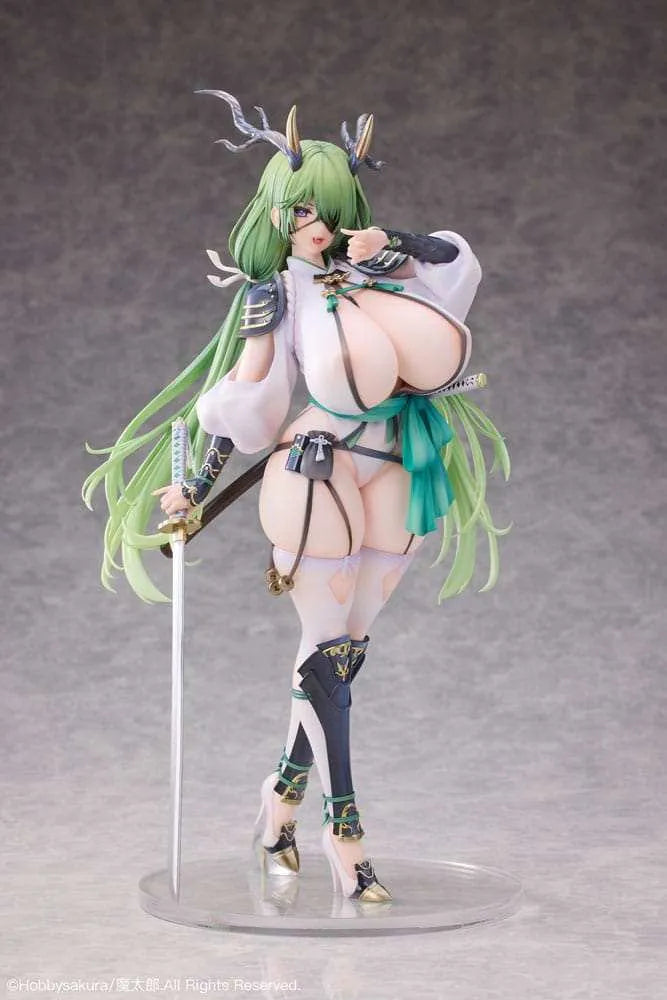 Original Character PVC Statue 1/6 Dokuganryu-chan Illustrated by Mataro 30 cm - Smalltinytoystore