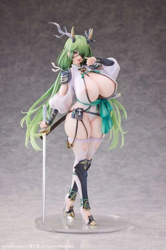 Original Character PVC Statue 1/6 Dokuganryu-chan Illustrated by Mataro 30 cm - Smalltinytoystore