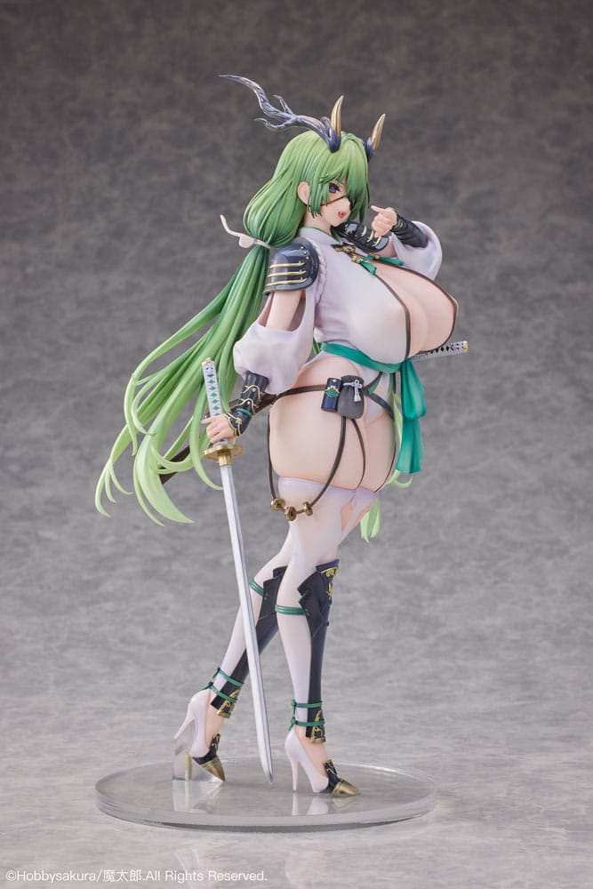Original Character PVC Statue 1/6 Dokuganryu-chan Illustrated by Mataro Deluxe Edition 30 cm - Smalltinytoystore
