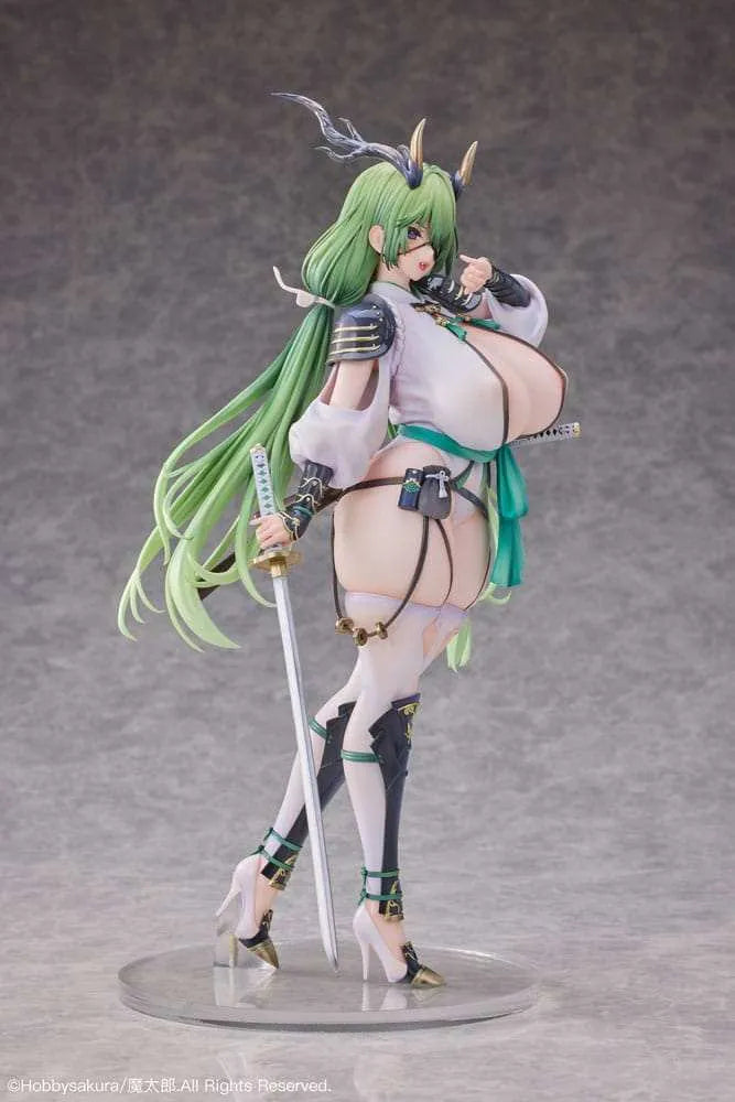 Original Character PVC Statue 1/6 Dokuganryu-chan Illustrated by Mataro Deluxe Edition 30 cm - Smalltinytoystore