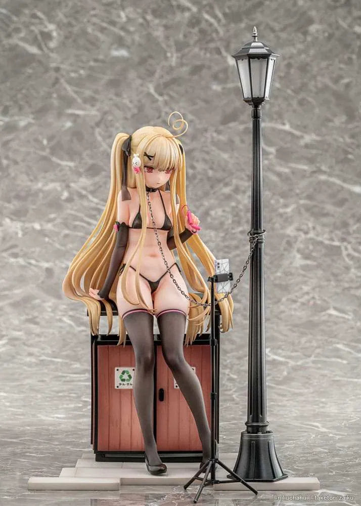 Original Character PVC Statue 1/6 Gyakuryuu Chakai Asaba Tokisaki Illustration By Taketori Zaiku 25 cm - Smalltinytoystore