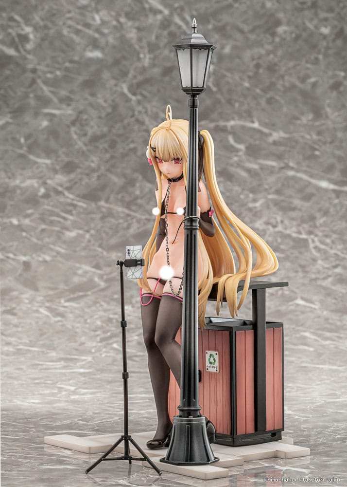 Original Character PVC Statue 1/6 Gyakuryuu Chakai Asaba Tokisaki Illustration By Taketori Zaiku 25 cm - Smalltinytoystore