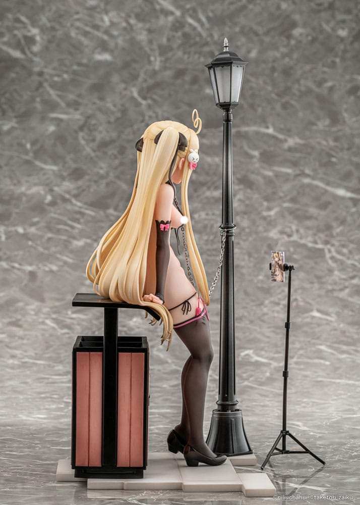 Original Character PVC Statue 1/6 Gyakuryuu Chakai Asaba Tokisaki Illustration By Taketori Zaiku 25 cm - Smalltinytoystore