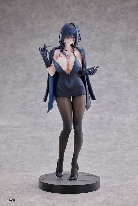 Original Character PVC Statue 1/6 Ishimi Yokoyama Black One-piece Dress Ver. illustration by Bara 28 cm - Smalltinytoystore