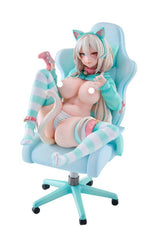 Original Character PVC Statue 1/6 Nekomata Gamer Shiro Deluxe Ver. 25 cm - Smalltinytoystore