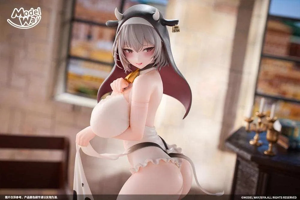 Original Character PVC Statue 1/6 Nyuugyuu Sister Ouko illustration by Biya 28 cm - Smalltinytoystore