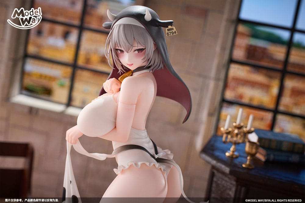 Original Character PVC Statue 1/6 Nyuugyuu Sister Ouko illustration by Biya 28 cm - Smalltinytoystore