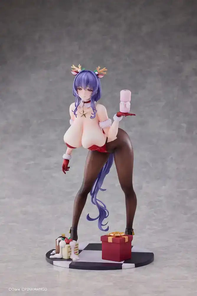 Original Character PVC Statue 1/6 Succubus Homestay Shiori Sakuma Christmas Costume Special Ver. 27 cm - Smalltinytoystore