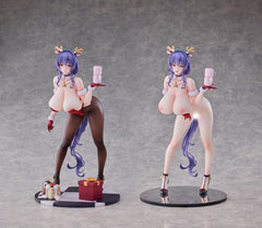 Original Character PVC Statue 1/6 Succubus Homestay Shiori Sakuma Christmas Costume Special Ver. Bonus Limited Edition 27 cm - Smalltinytoystore
