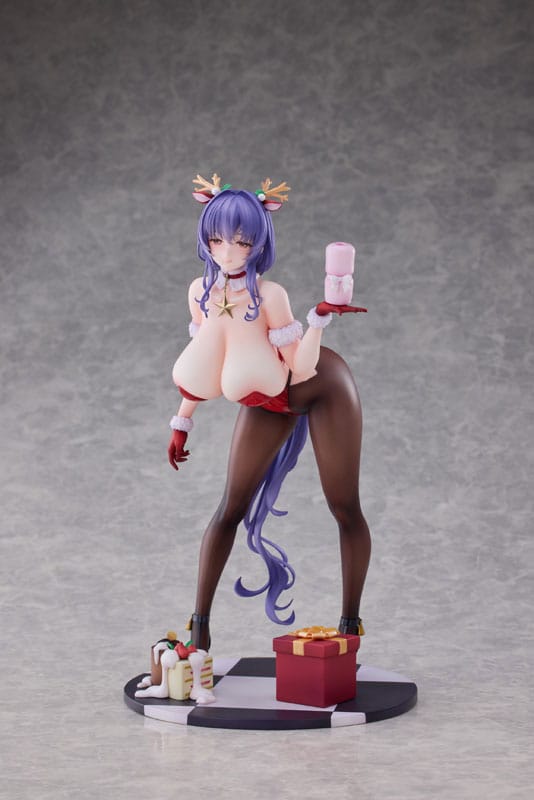Original Character PVC Statue 1/6 Succubus Homestay Shiori Sakuma Christmas Costume Special Ver. Bonus Limited Edition 27 cm - Smalltinytoystore