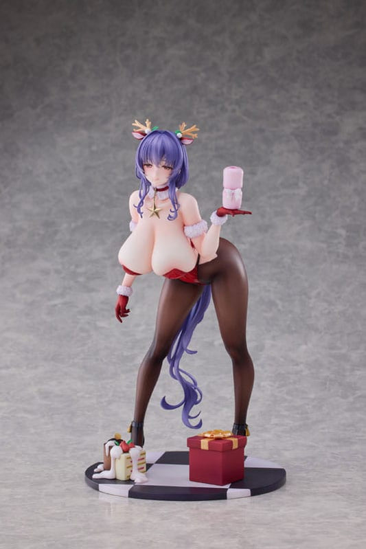 Original Character PVC Statue 1/6 Succubus Homestay Shiori Sakuma Christmas Costume Special Ver. Bonus Limited Edition 27 cm - Smalltinytoystore