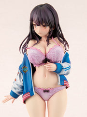 Original Character PVC Statue 1/6 Sukajan Jacket Kanojo wa Cool de Itai! Kyouka Kagura 27 cm - Smalltinytoystore