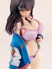 Original Character PVC Statue 1/6 Sukajan Jacket Kanojo wa Cool de Itai! Kyouka Kagura 27 cm - Smalltinytoystore