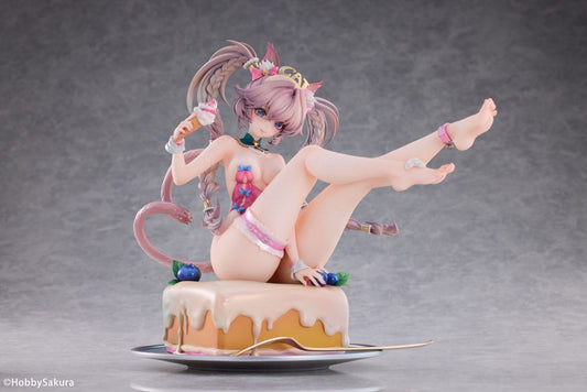 Original Character PVC Statue 1/6 Sweet Cat Illustration by Tuzhate Deluxe Edition 20 cm - Smalltinytoystore