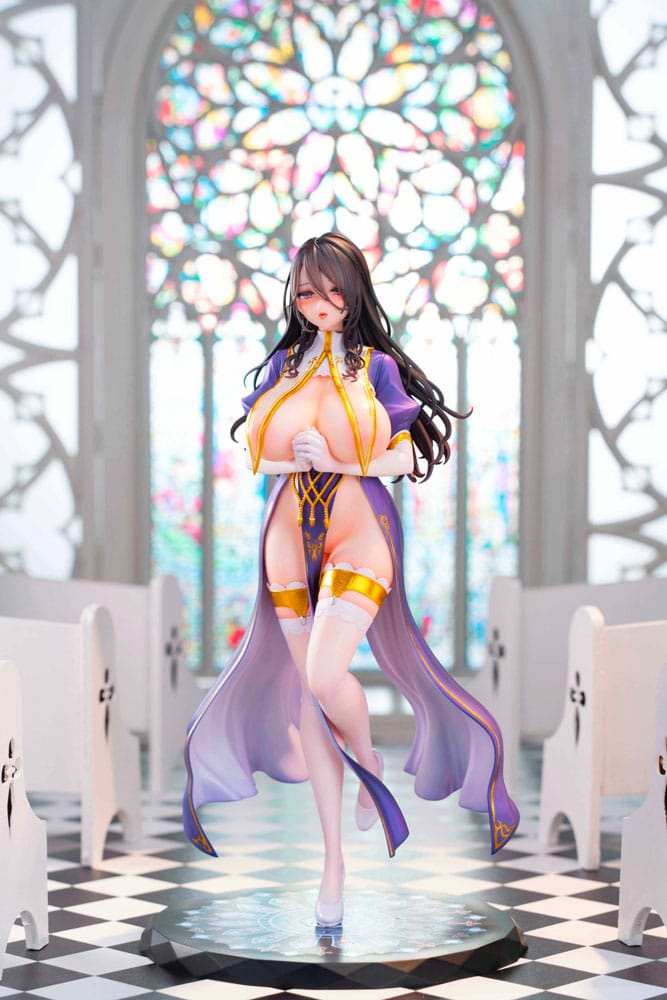 Original Character PVC Statue 1/6 The Nun Prayer Petrone Illustration by Ogre 29 cm - Smalltinytoystore