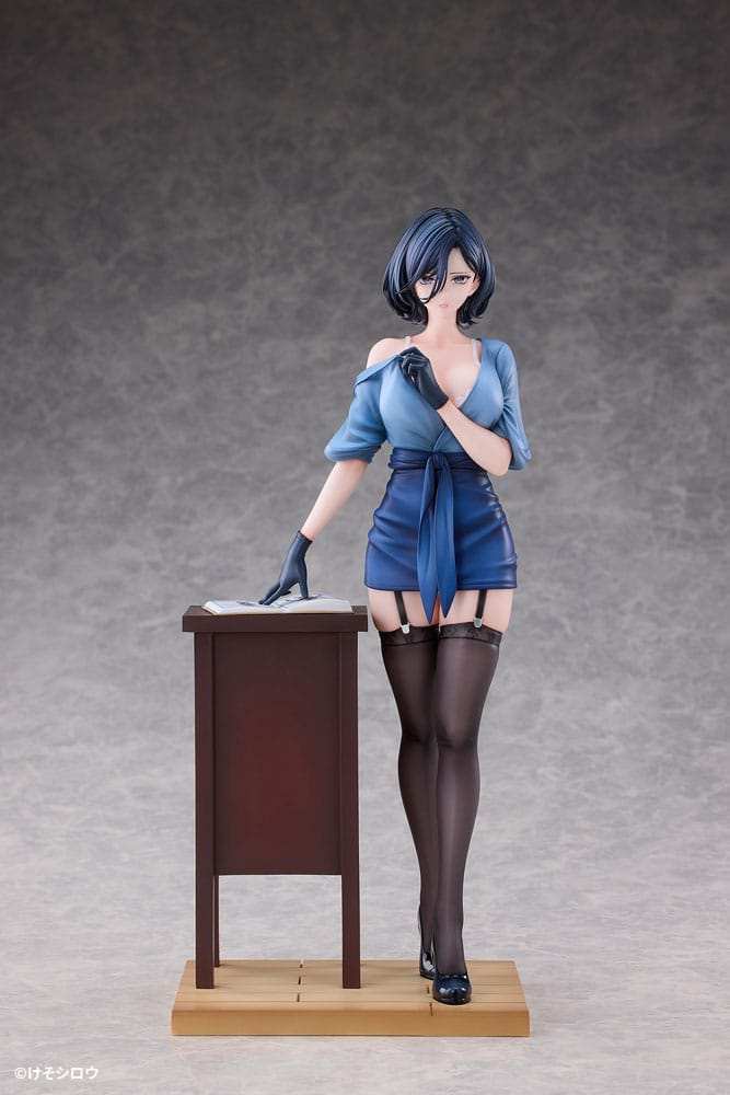 Original Character PVC Statue 1/6 Toutotsu ni Nugidasu Tennen Bijutsu Kyoushi Rumi Illustration by Keso Shirou 28 cm - Smalltinytoystore