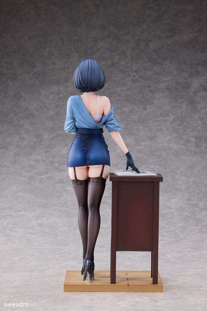 Original Character PVC Statue 1/6 Toutotsu ni Nugidasu Tennen Bijutsu Kyoushi Rumi Illustration by Keso Shirou 28 cm - Smalltinytoystore