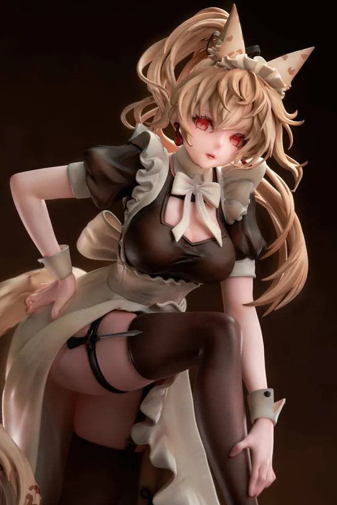 Original Character PVC Statue 1/7 Battle Maid Different Species Leopard Cat Maria 24 cm - Smalltinytoystore