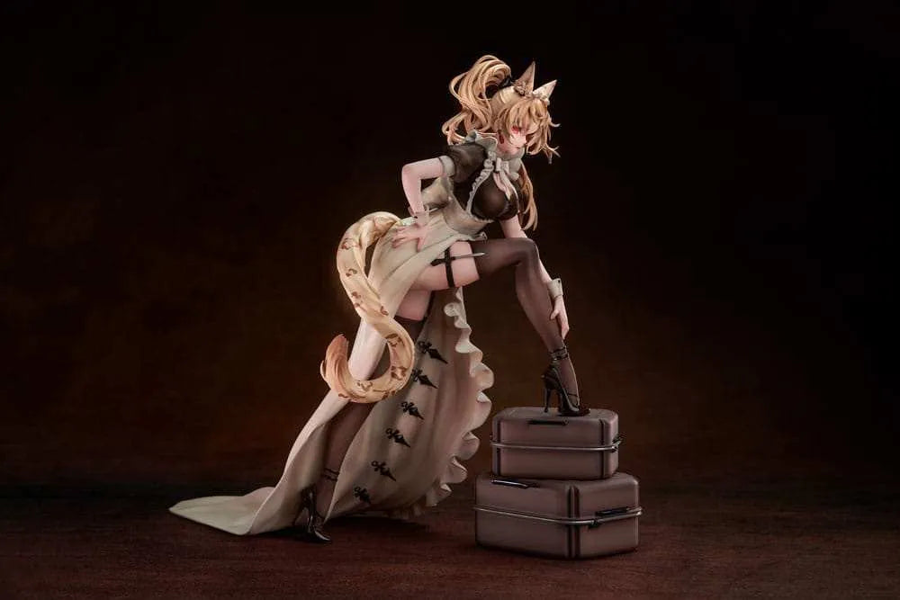 Original Character PVC Statue 1/7 Battle Maid Different Species Leopard Cat Maria 24 cm - Smalltinytoystore