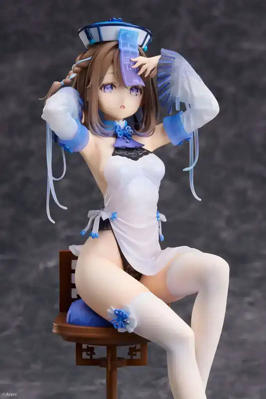 Original Character PVC Statue 1/7 Blue jiangshi Illustration by Anmi 21 cm - Smalltinytoystore