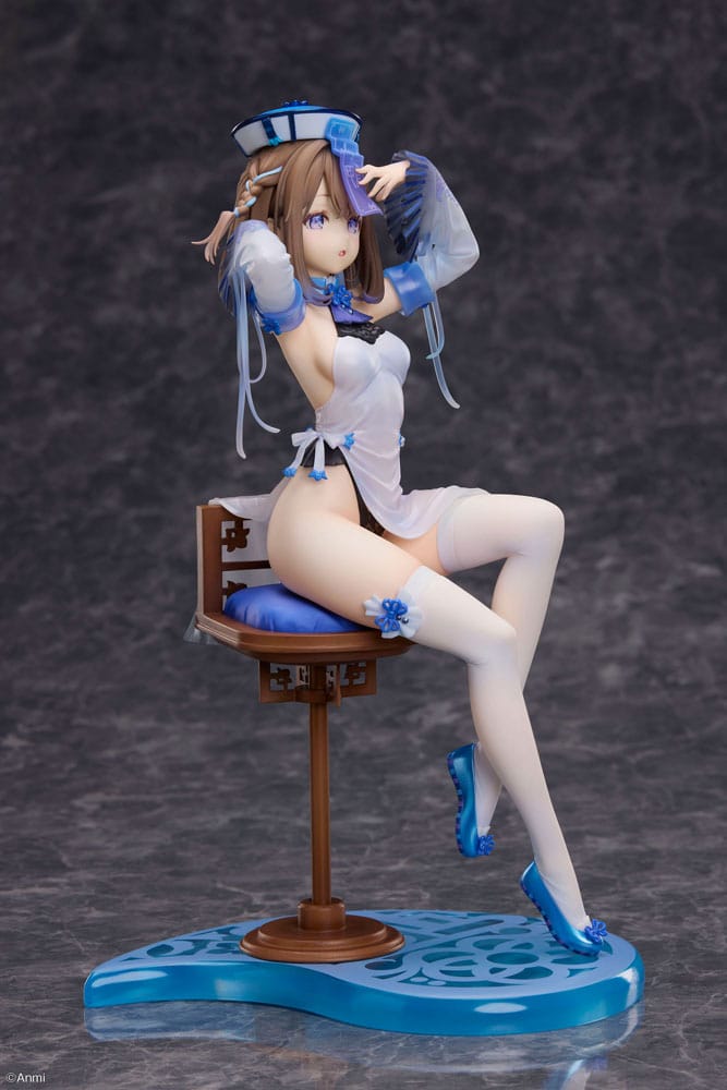 Original Character PVC Statue 1/7 Blue jiangshi Illustration by Anmi 21 cm - Smalltinytoystore