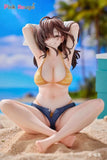 Original Character PVC Statue 1/7 Danjo no Yujo ga Seiritsu Dekinai Type no Onna Tomodachi Special Set 15 cm - Smalltinytoystore
