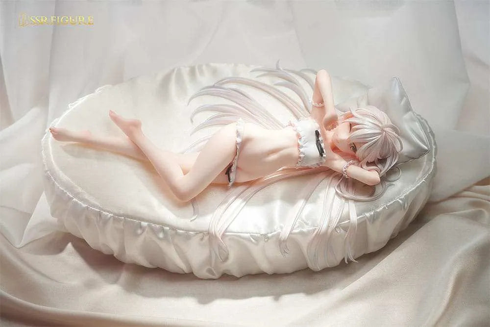 Original Character PVC Statue 1/7 Wakening White Haired-Chan Illustration by Hayashi Kewi 11 cm - Smalltinytoystore
