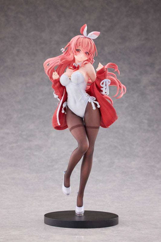 Original Character PVC Statue 1/7 White Rabbit Illustrated by Rosuuri Deluxe Version 24 cm - Smalltinytoystore