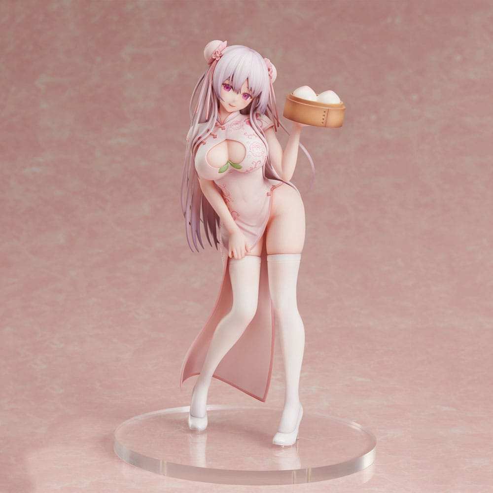 Original Character PVC Statue Miko Illustration Momoman-chan 29 cm - Smalltinytoystore