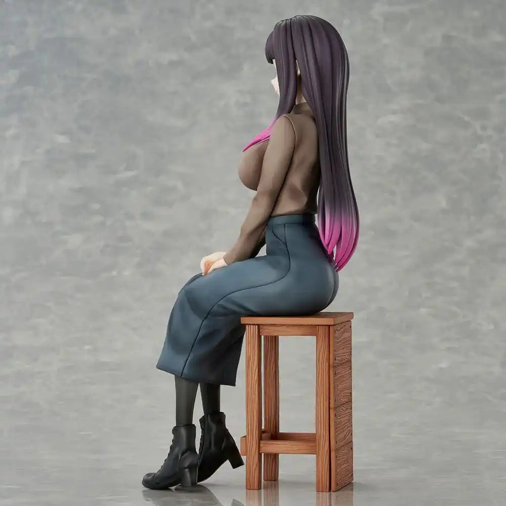 Original Character PVC Statue Reika-sensei of the Art Club Illustrated by Anteiru 22 cm - Smalltinytoystore